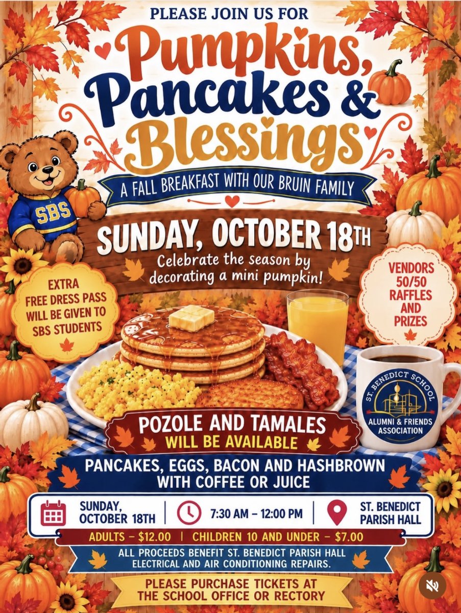 Family Mass Pancake Breakfast
